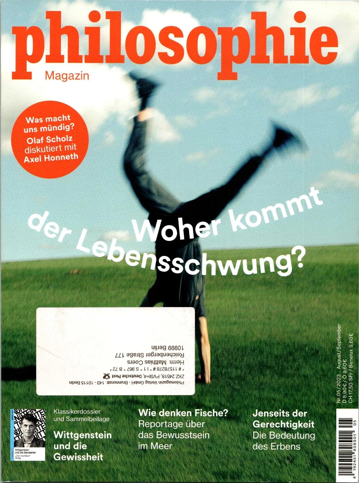 Vorschau Seite 1 von philosophie Magazin 2023 Nr. 5.pdf